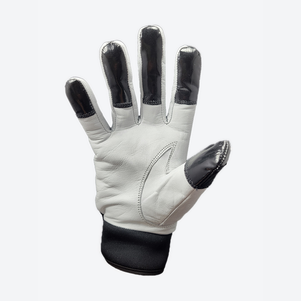 Leather skating gloves